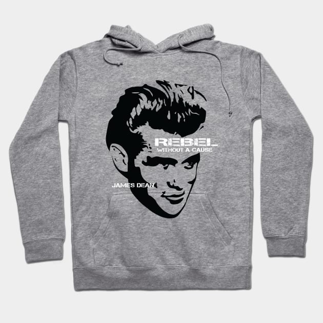 Rebel Without A Cause - Alternative Movie Poster Hoodie by MoviePosterBoy